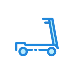 Electric Skateboard SVG Icon